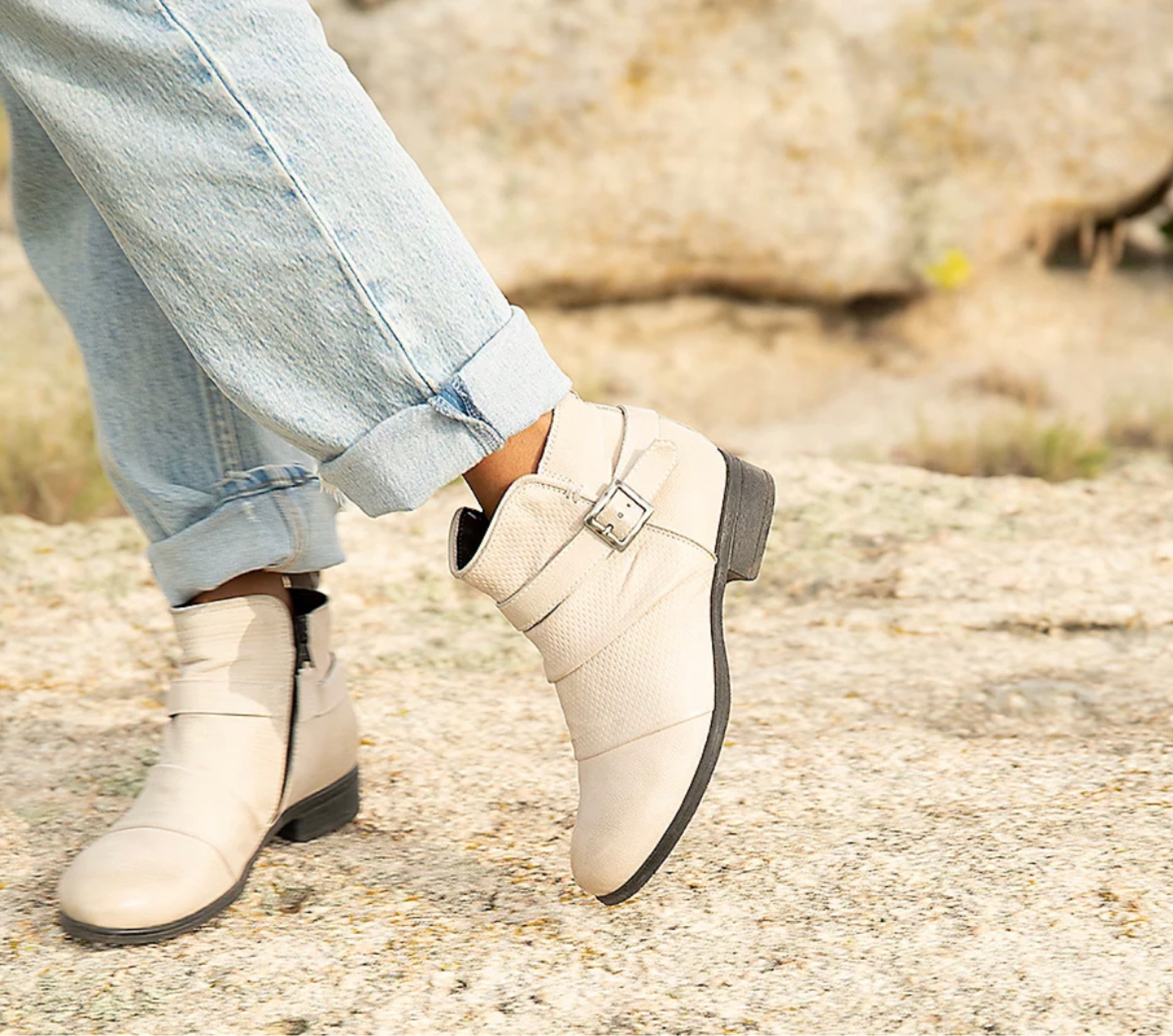 Miz Mooz Shoes Leather Ankle Boots with Buckle - Suzy- $157.98 (originally $192)

As seasons shift and the summer sun makes way for the harvest moon, your wardrobe is eager to embrace sweaters, corduroys, and these European leather ankle boots.

Hardly a wallflower, these beauties like to stand out from the crowd with an attention-grabbing ruched design and a decorative leather strap. And if you take a closer look, you'll notice a perforated vamp paired with a smooth toe and back -- because Miz Mooz is all about the details. Sure, we'll miss summer -- but with fall footwear like this waiting in the wings, transitioning to cooler temps has never been so appealing.

New to QVC? Grab $30 off your first order of $60+ with the code NEWQVC30 at checkout! 🥾 

#LTKsalealert #LTKshoecrush #LTKSeasonal