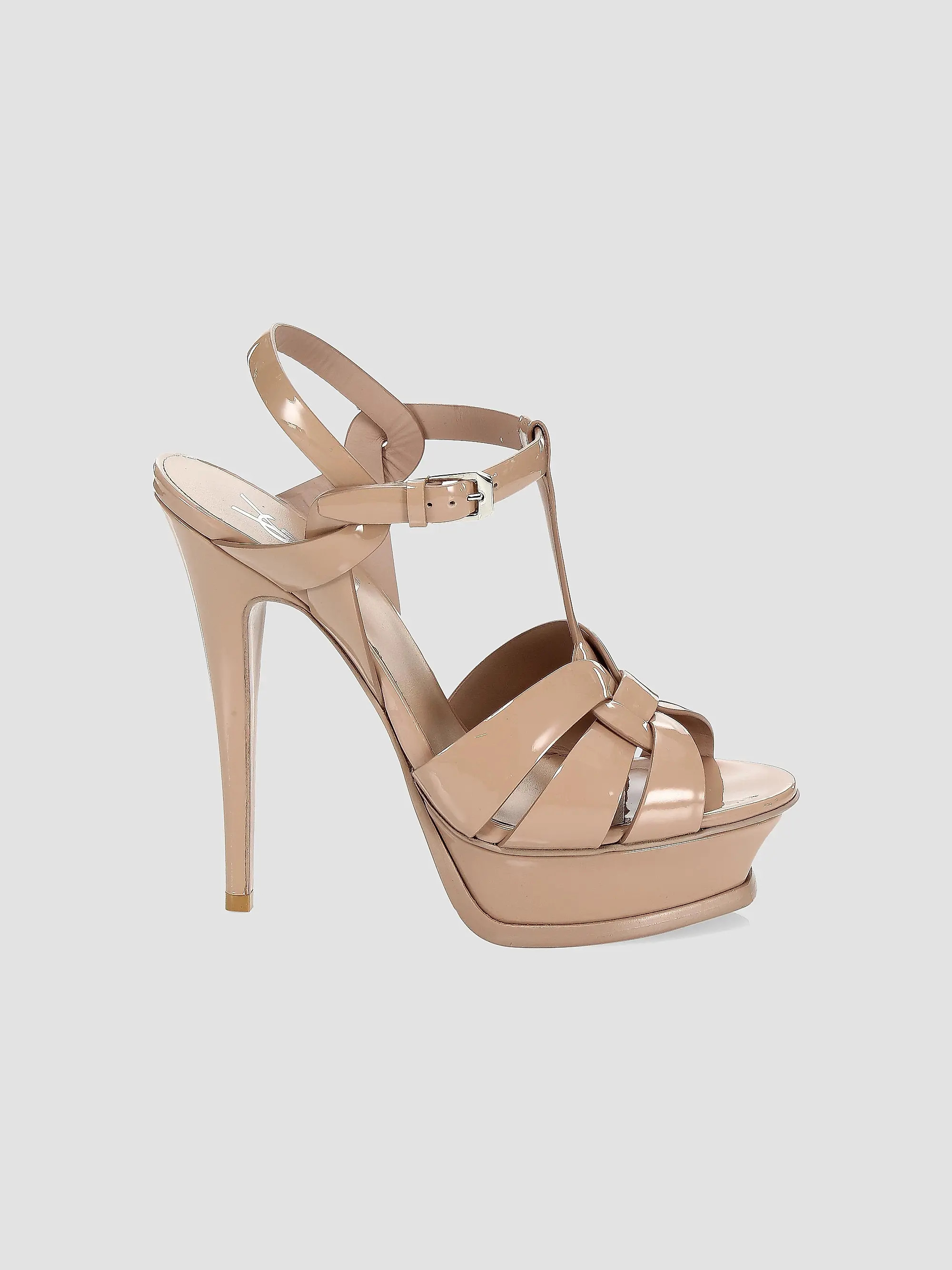 Tribute 105MM Patent Leather Platform Sandals | Saks Fifth Avenue