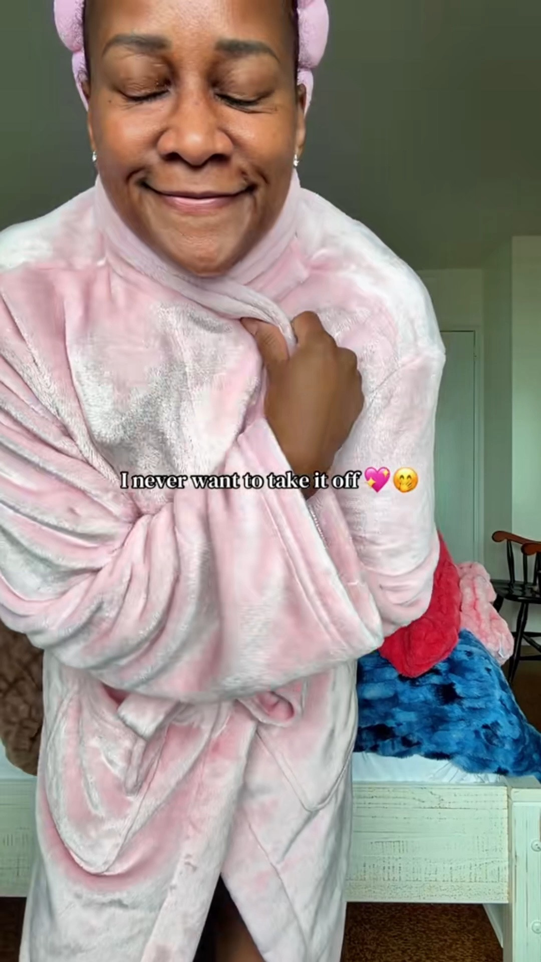 Spa Day & Lounge robe in one 💖

#LTKOver40 #LTKMidsize #LTKmorningroutine