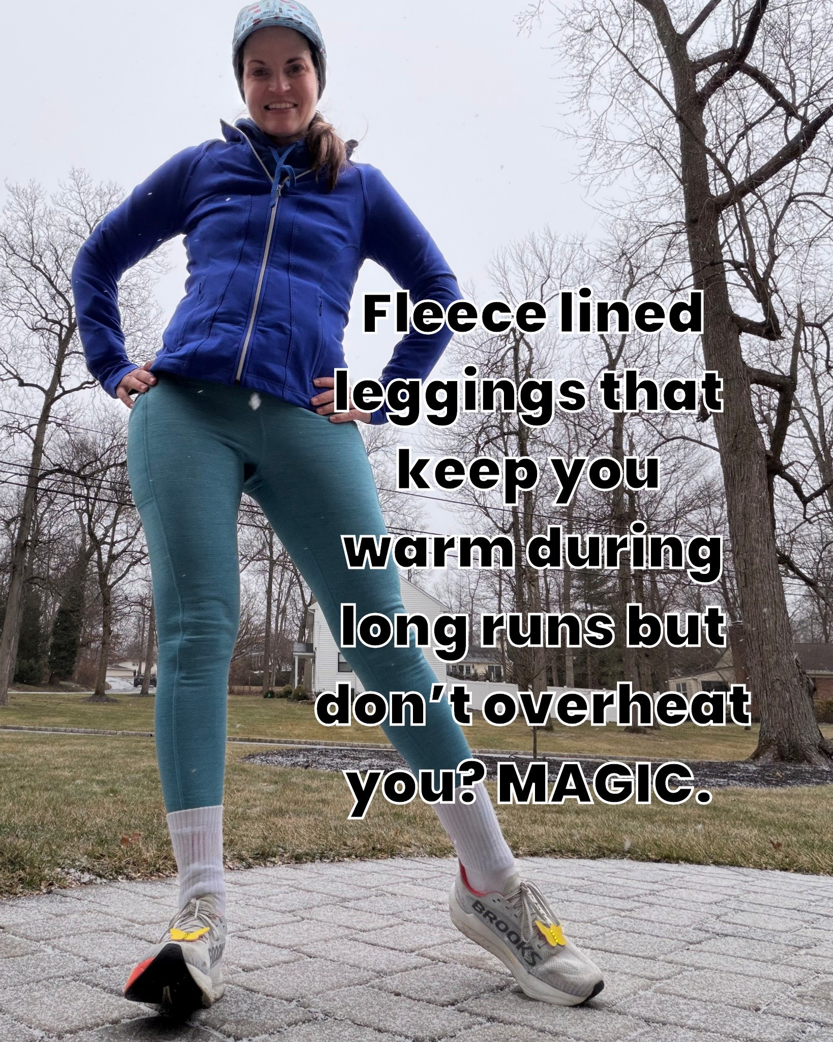 Long run winner in my book. These new Title Nine Fleece Crash Lined Tights are cold weather perfection!

#LTKootd #LTKOver40 #LTKActive