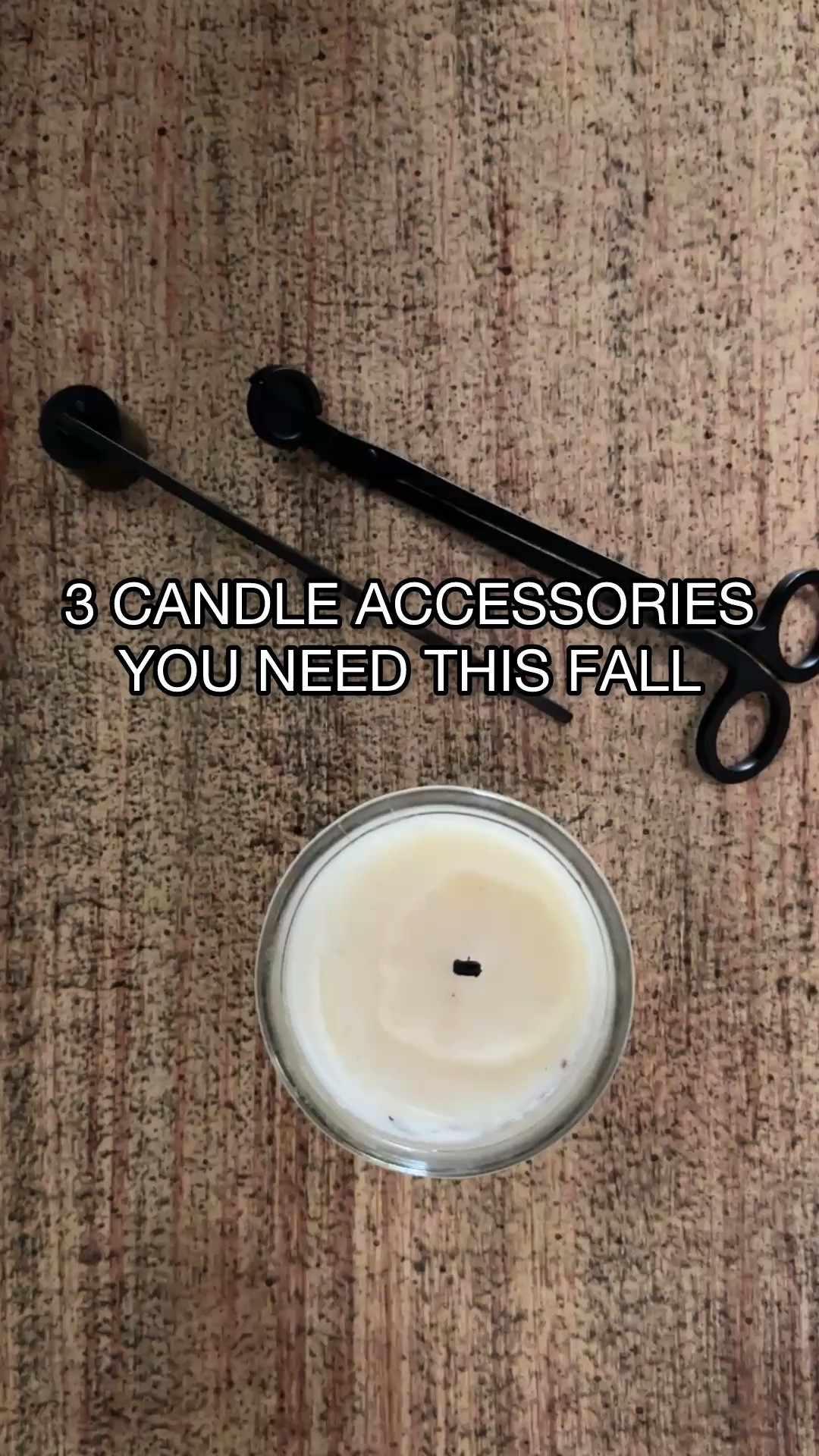 Fall candle essentials 