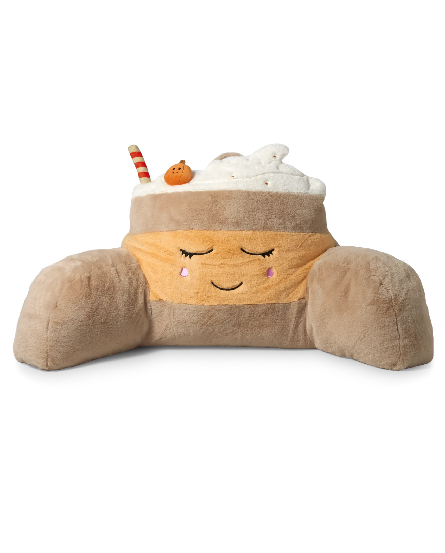 Girls Pumpkin Spice Latte Lounge Pillow - multi clr | The Children's Place
