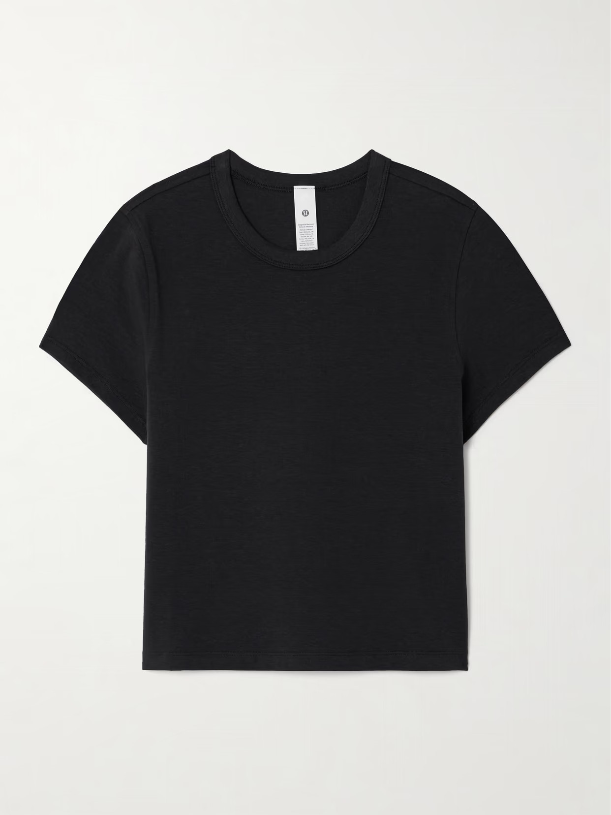 lululemon - Cotton-blend Jersey T-shirt - Black | NET-A-PORTER (US)