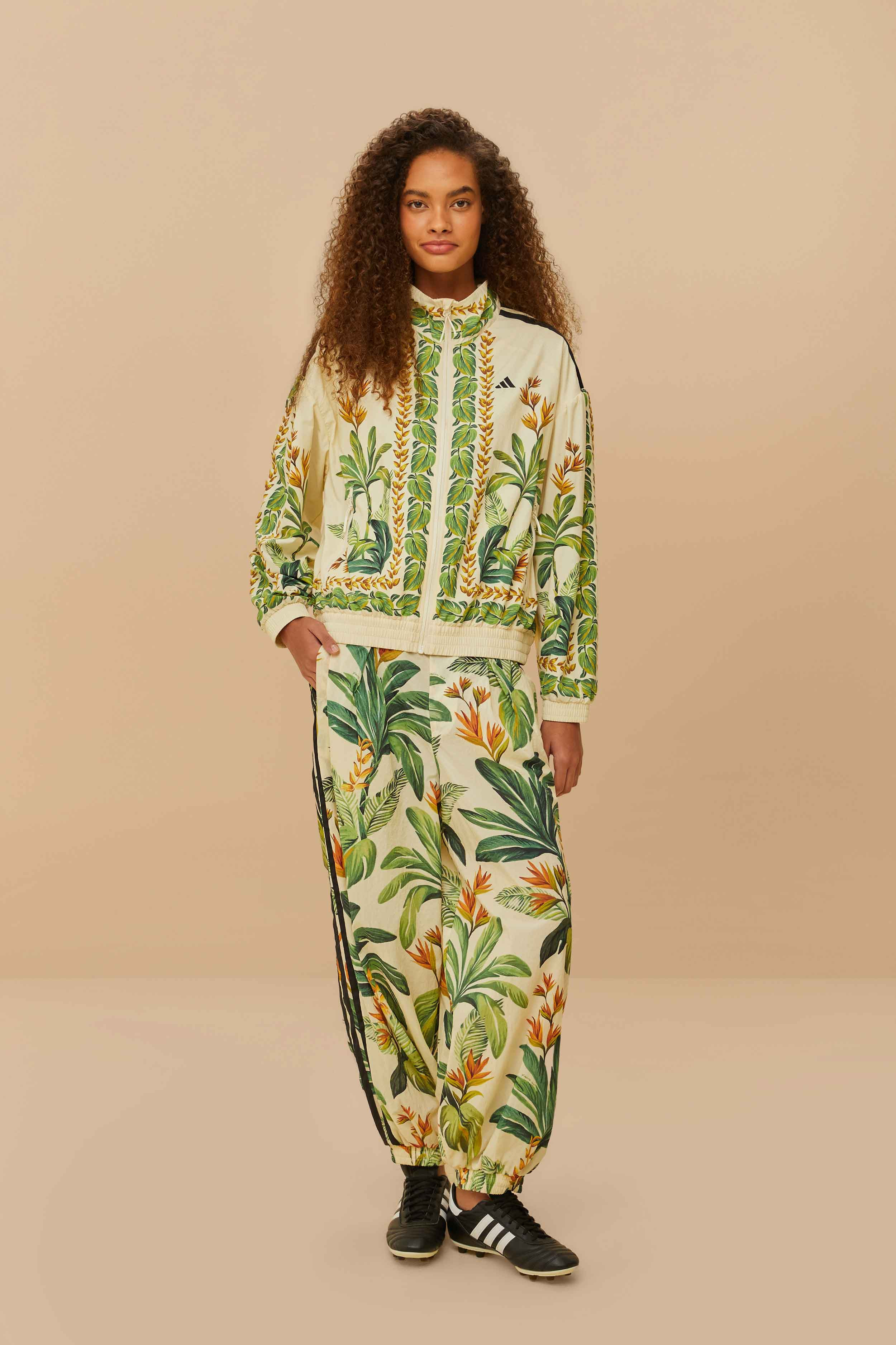 Adidas Tropical Breeze Cream White Pants | FarmRio (US)
