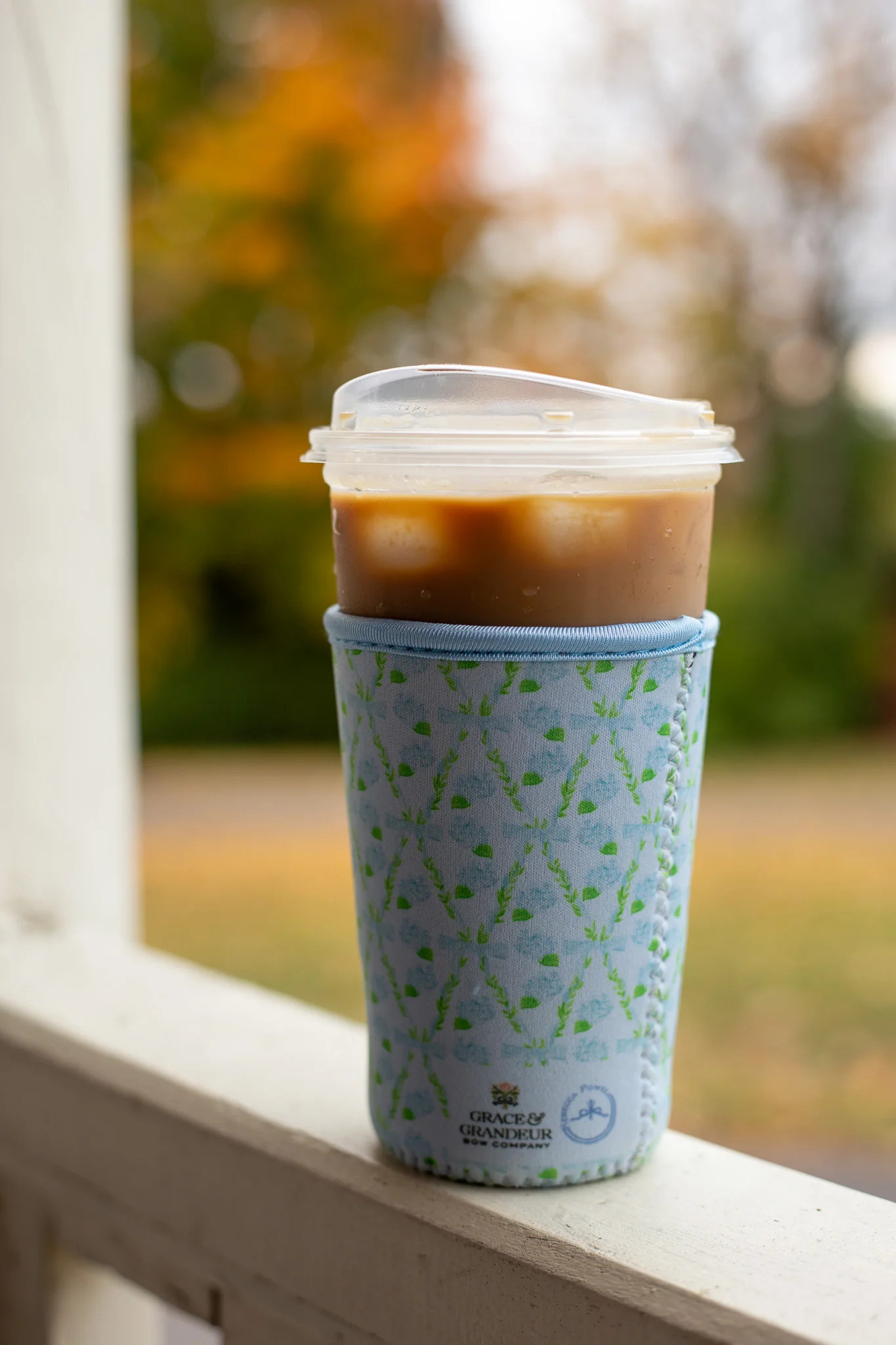 Iced Coffee Sleeve | Grace & Grandeur Bow Company