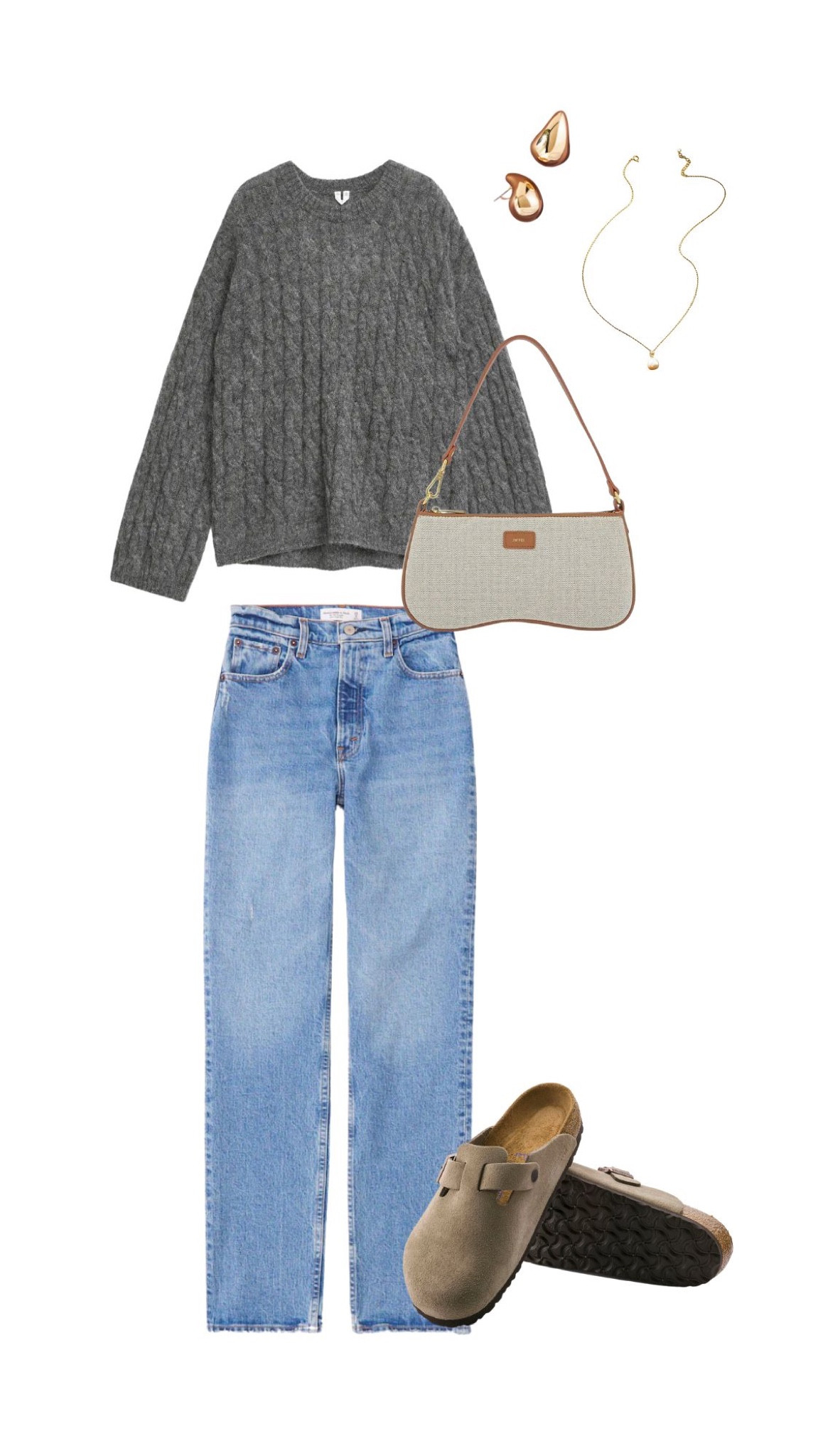 Fall outfit, grey sweater outfit, Rory Gilmore fashion, Gilmore girls aesthetic, fall accessories, casual going out look, clean girl aesthetic, school outfit, college class look,
Scandinavian style,
Parisian style, European fall look, affordable fall fashion, capsule wardrobe

#LTKfindsunder50 #LTKfindsunder100 #LTKSeasonal