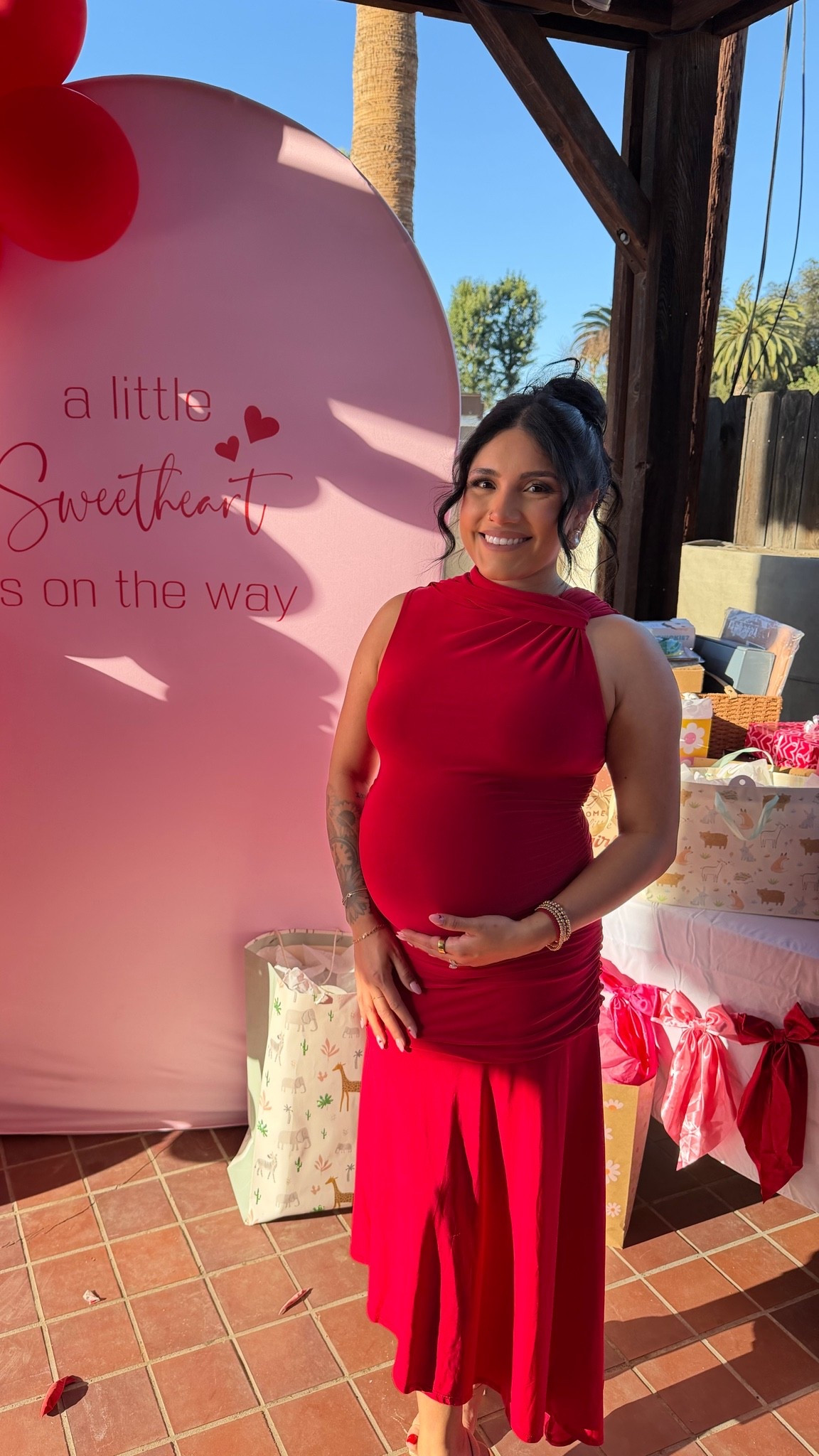 such a beautiful dress for the bump or no bump 🍒 ♥️

#LTKmomlife #LTKBump #LTKootd