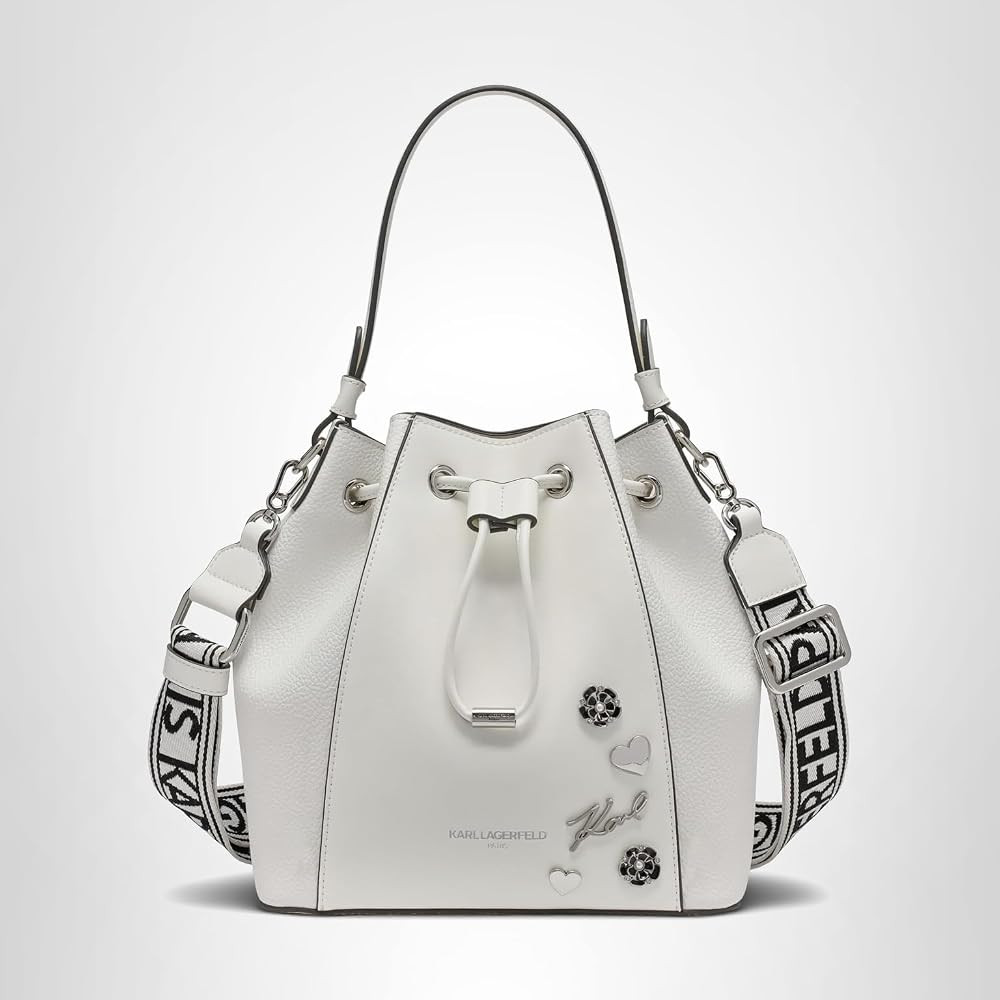 KARL LAGERFELD Paris Women's Adele Bucket Bag | Amazon (US)