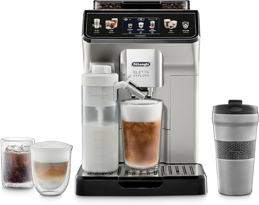 De'Longhi Eletta Explore Fully Automatic Espresso Machine with Cold Brew | Amazon (US)