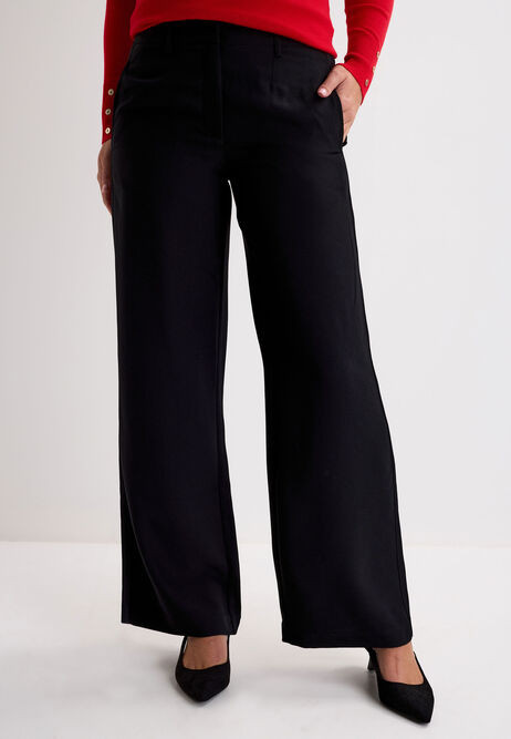 Womens Black Tuxedo Trousers | Peacocks