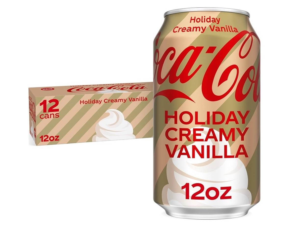 #holidaycoke #holidaycreamyvanilla found in stock on #amazon #soda