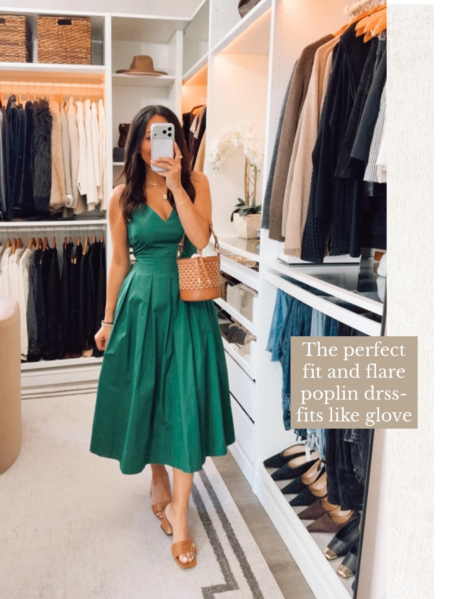 Poplin dress- best seller⭐️ fits tts, I’m wearing a small

#LTKootd #LTKOver40