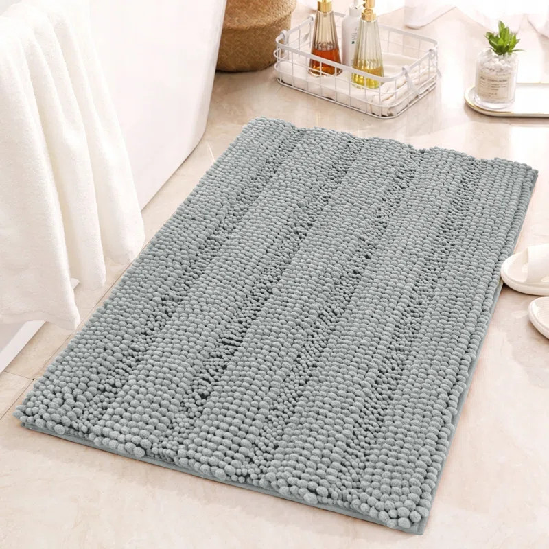 Symple Stuff Chenault Soft Thick Velvet Microfiber Chenille Bath Rug & Reviews | Wayfair | Wayfair North America