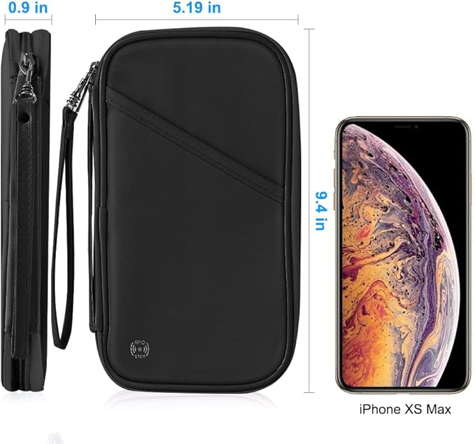 RFID Travel Passport Holder for Family - Large Travel Passport Wallet Holder for Family Men Women... | Amazon (US)