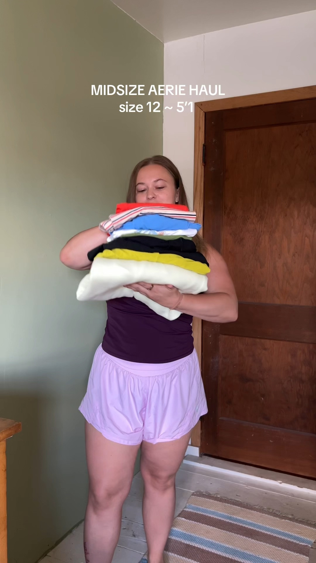 The workout wear haul of my dreams 💭 all the summer colors?! #aeriehaul #haul #midsizehaul #hauls #haultok