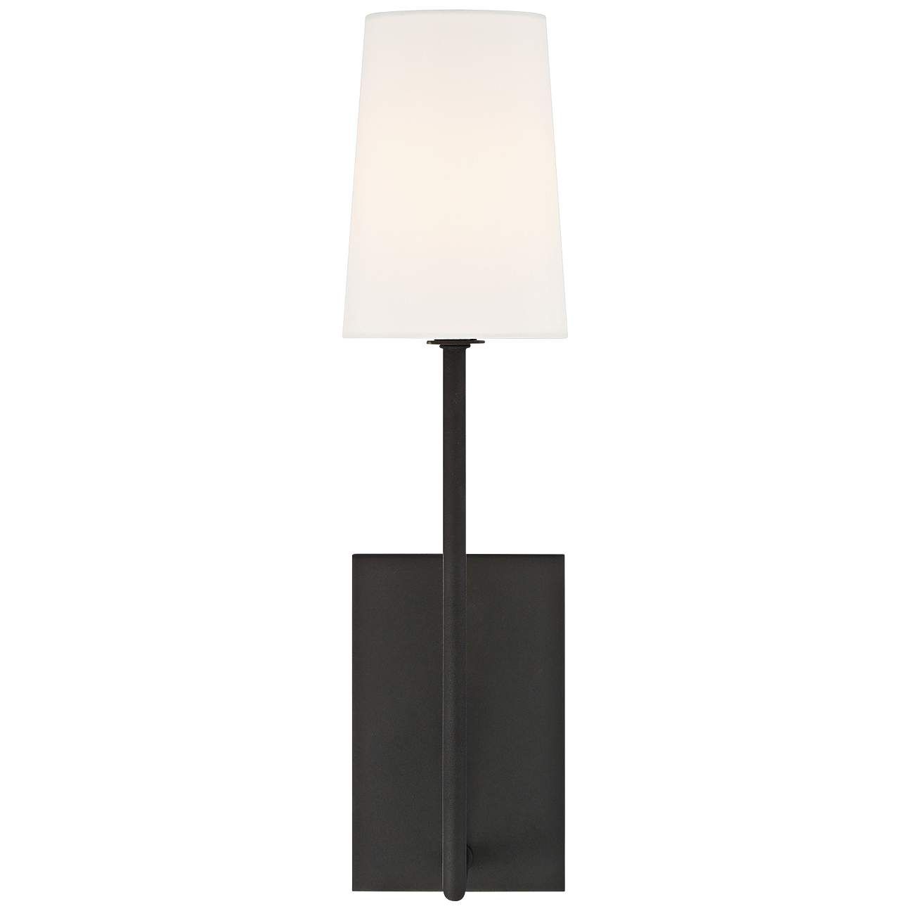 Crystorama Lena 18" High Black Forged Wall Sconce | LampsPlus.com