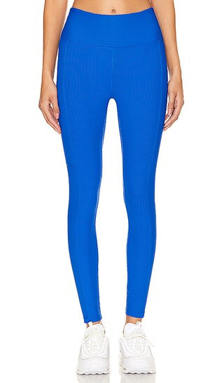 YEAR OF OURS Ribbed Pocket Legging in Blue. - size L | Revolve Clothing (Global)
