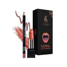 BEL London Color Matched Lip Liner Lipstick Set Shades Nude Coral Red Pink Rose Smooth SmudgeProof Lip Liner For Precise Application Creamy Argan | SHEIN