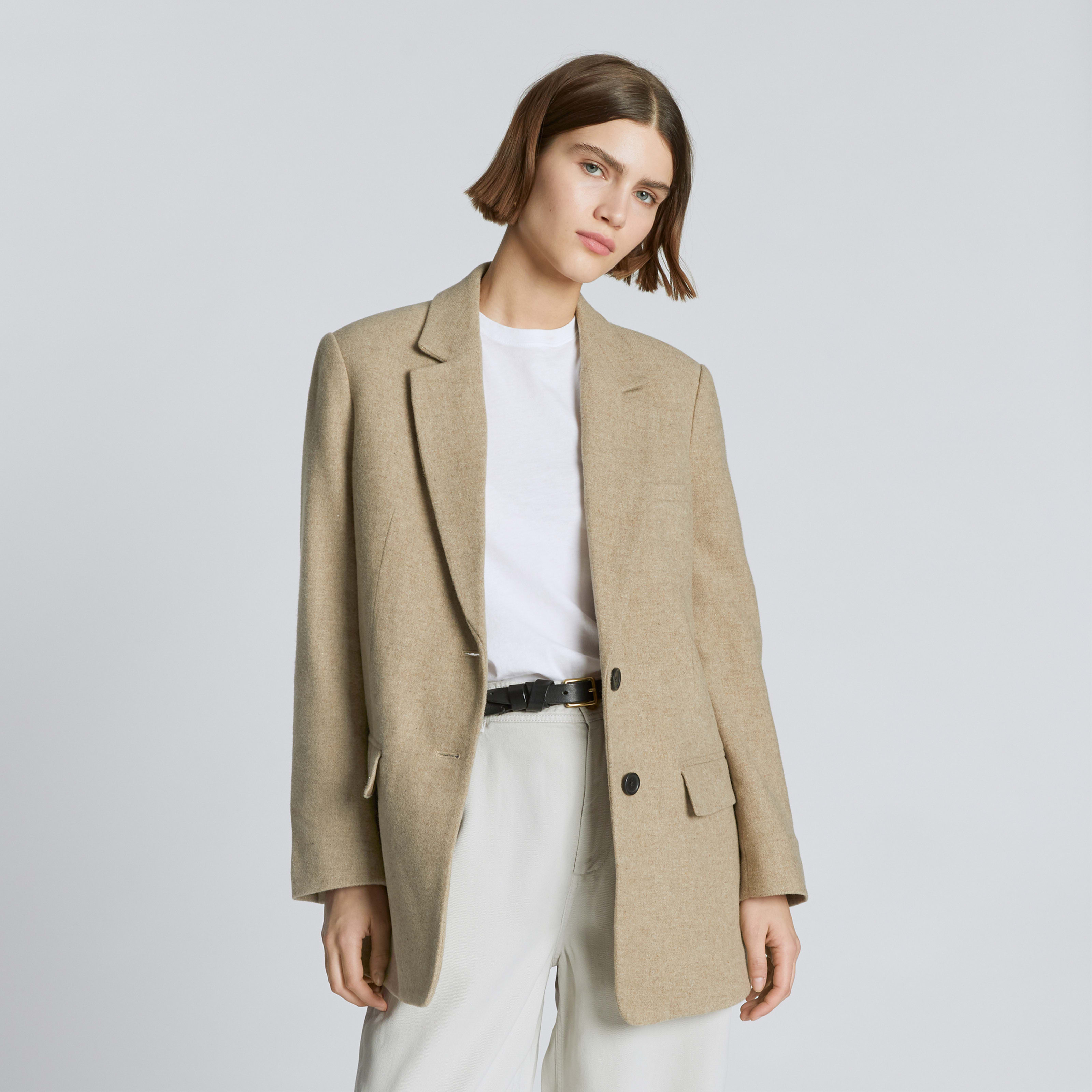 Women's Oversized Blazer by Everlane in Toasted Tan, Size 00 | Everlane