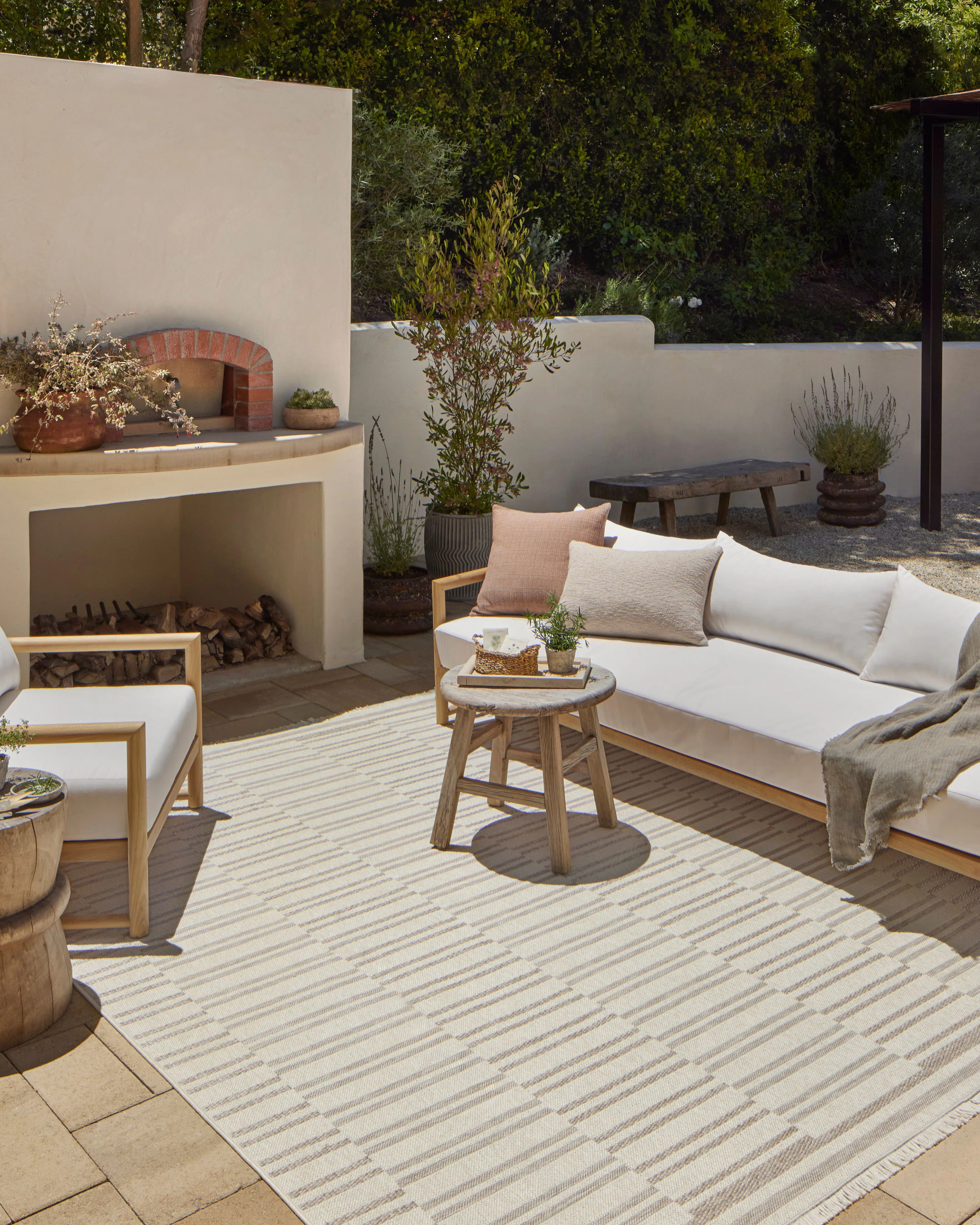 Malibu Brown/Beige Indoor / Outdoor Area Rug | Wayfair North America