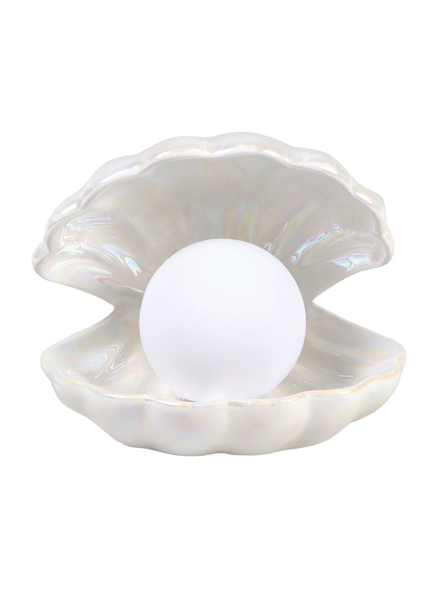 What on Earth Color-Changing Pearl in Shell Light - Iridescent LED Accent Lamp Portable Night Lig... | Walmart (US)