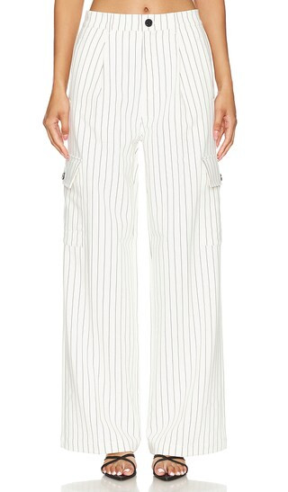 Brynn Pant in Le Blanc Pinstripe | Revolve Clothing (Global)