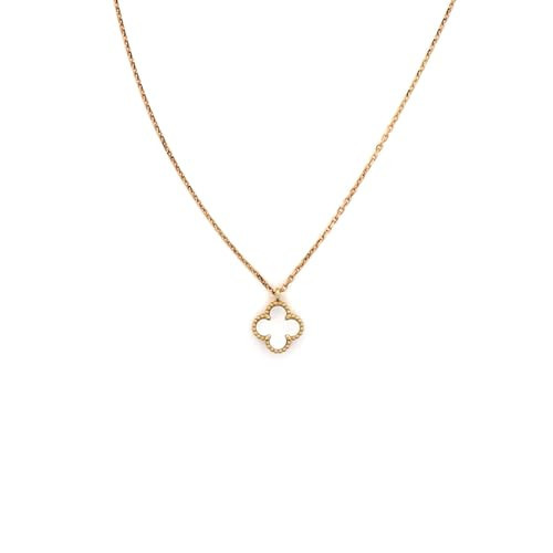 Van Cleef & Arpels, Pre-Loved Sweet Alhambra Pendant Necklace 18K Yellow Gold and Mother of Pearl, Yellow Gold | Amazon (US)