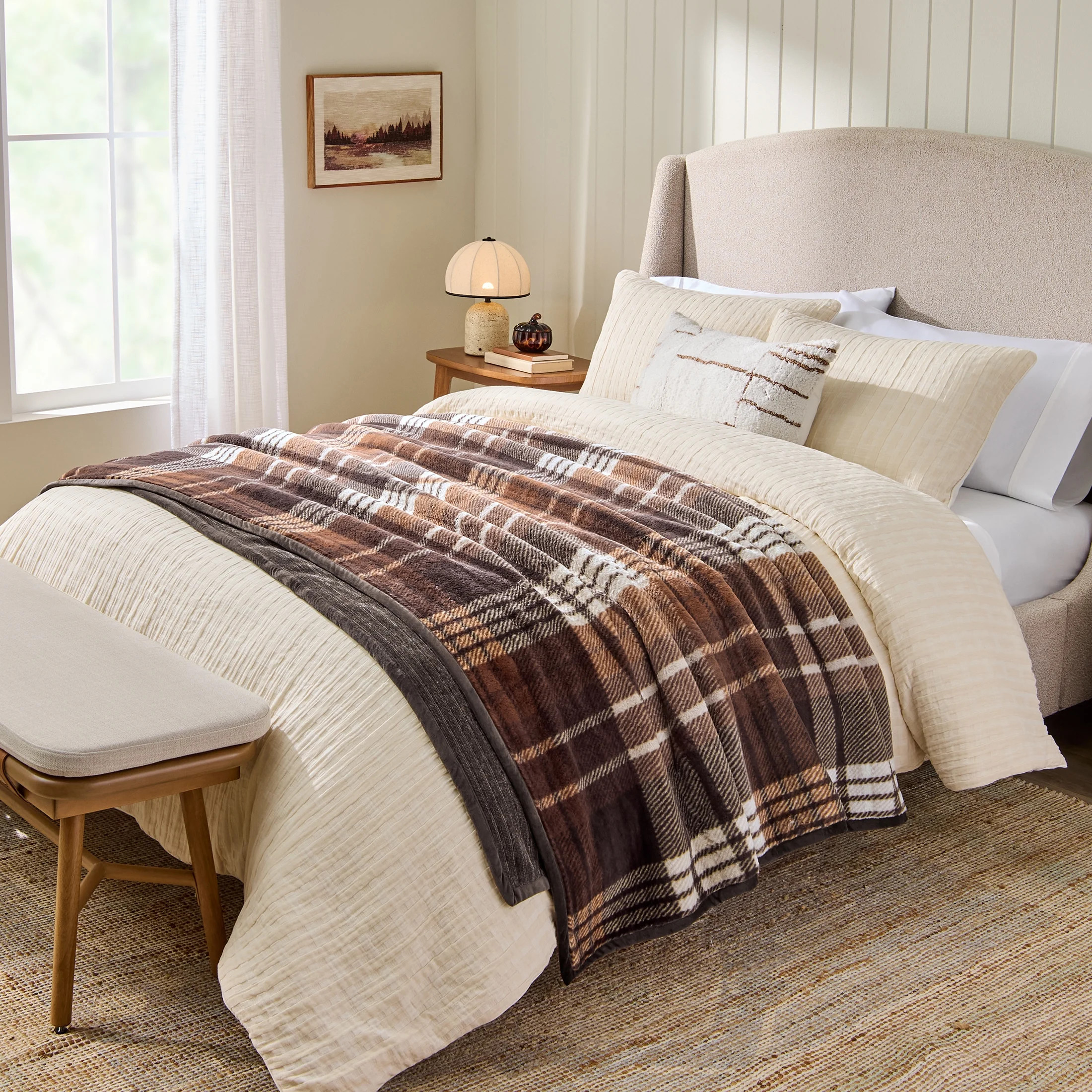Better Homes & Gardens Chenille Bed Blanket, Brown, King Size, 108 x 96 in - Walmart.com | Walmart (US)