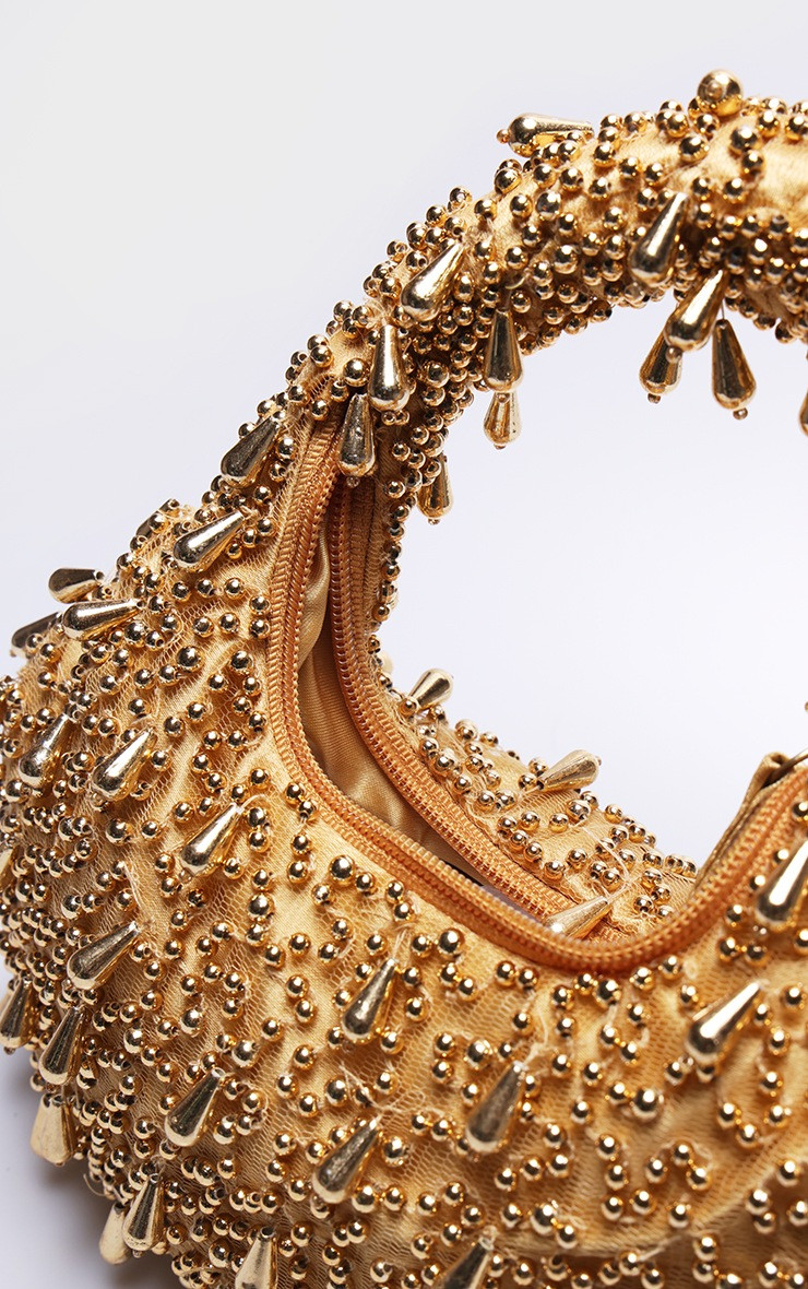Gold Sequin Grab Bag | Accessories | PrettyLittleThing UK