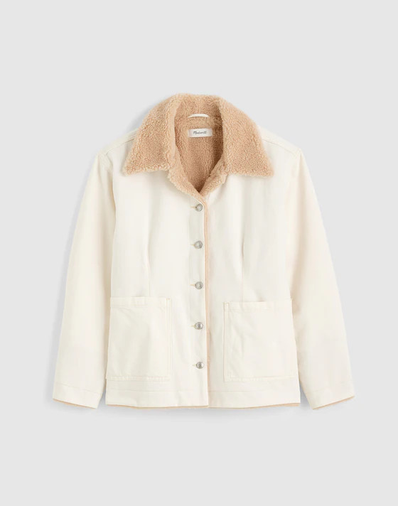 Sherpa-Lined Denim Jacket | Madewell