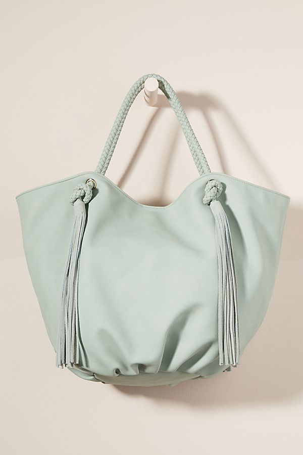 Morgan Tasseled Tote Bag | Anthropologie (US)