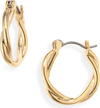 Small Twisted Hoop Earrings | Nordstrom