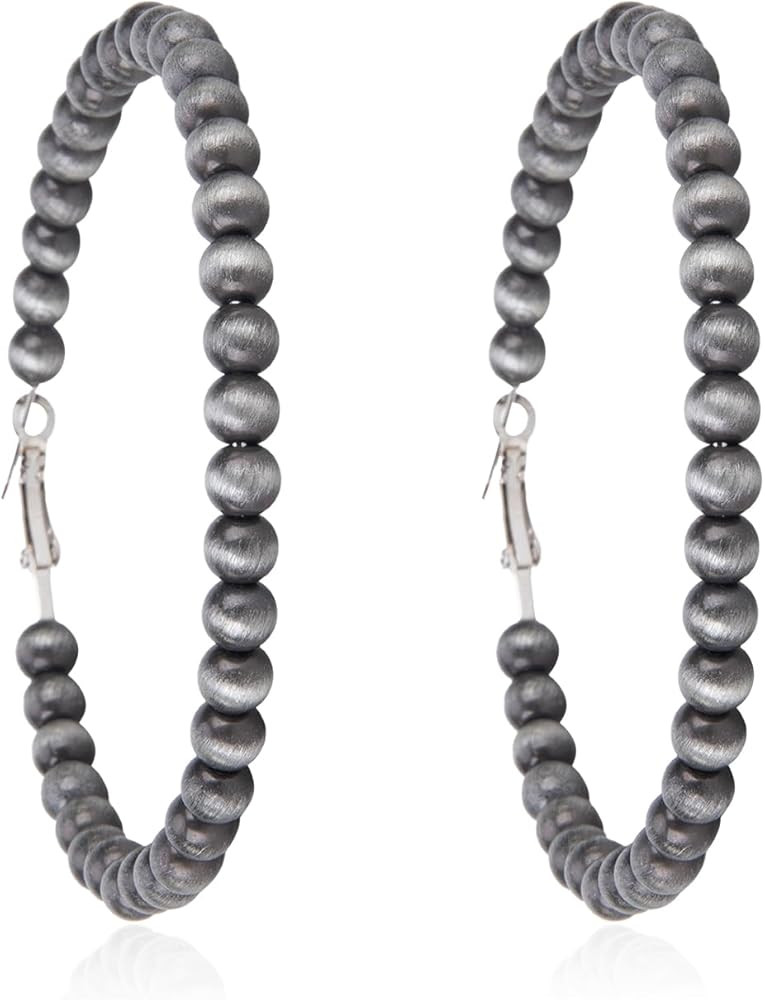Rustic Couture's Western Hoop Earrings for Women Cowgirl Country Concho Western Statement Jewelry | Amazon (US)