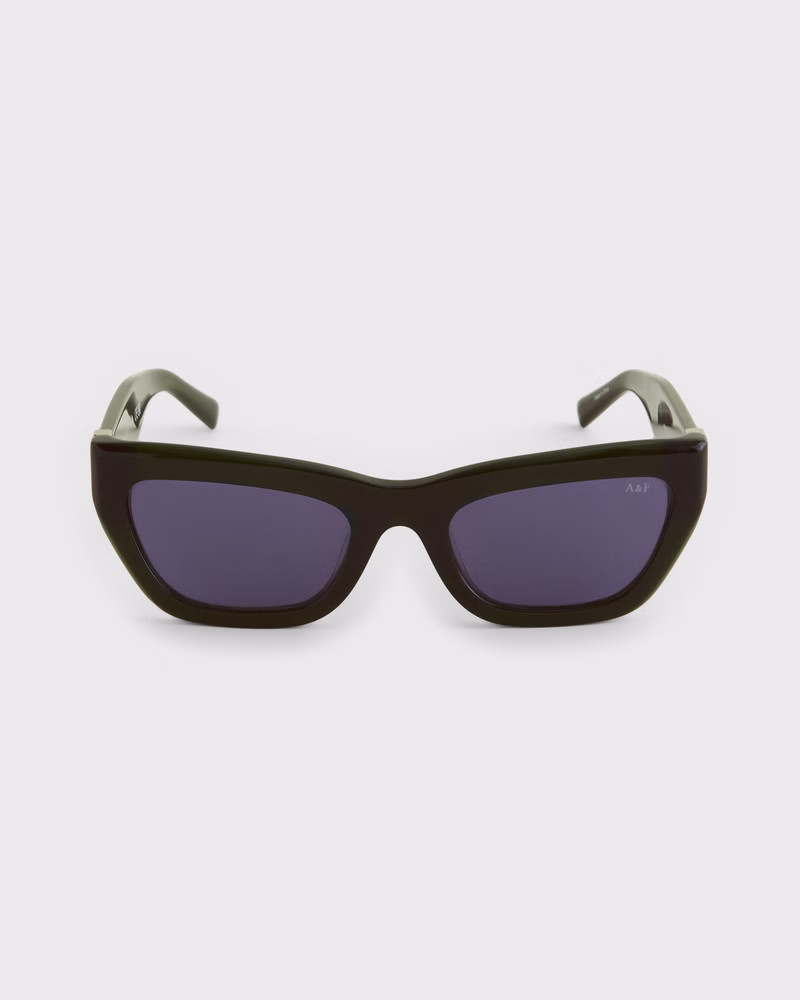 Narrow Cat Eye Sunglasses | Abercrombie & Fitch (US)