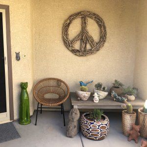 Driftwood Peace Sign Wall Art - 36&quot; | Pottery Barn (US)