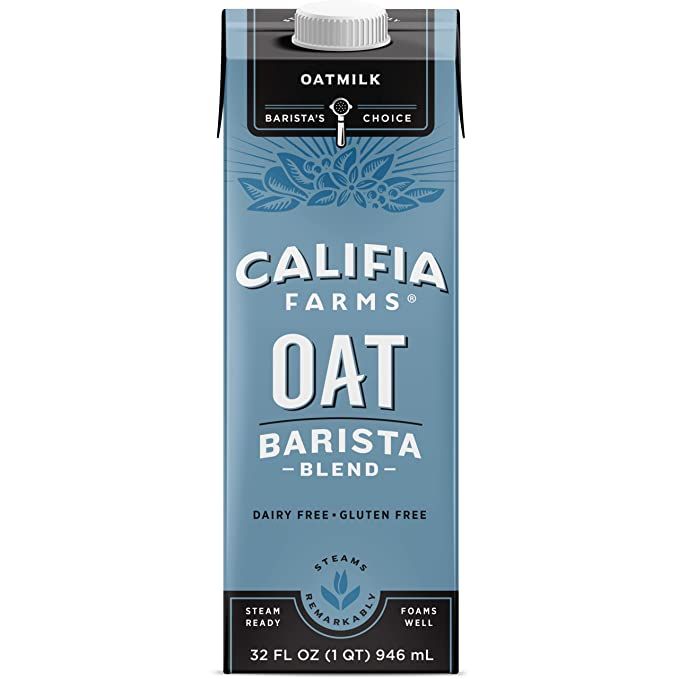 Califia Farms - Oat Milk, Original Barista Blend, 32 Oz | Dairy Free | Creamer | Vegan | Plant Ba... | Amazon (US)