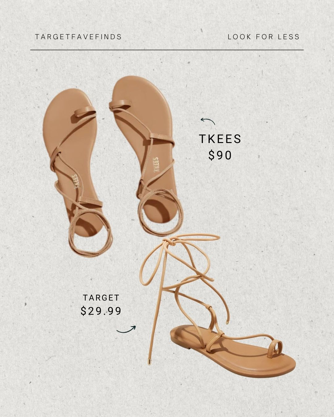 tkees wrap around sandals look for less, target style, targetfavefinds 

 #LTKSeasonal #LTKFindsUnder50 #LTKShoeCrush