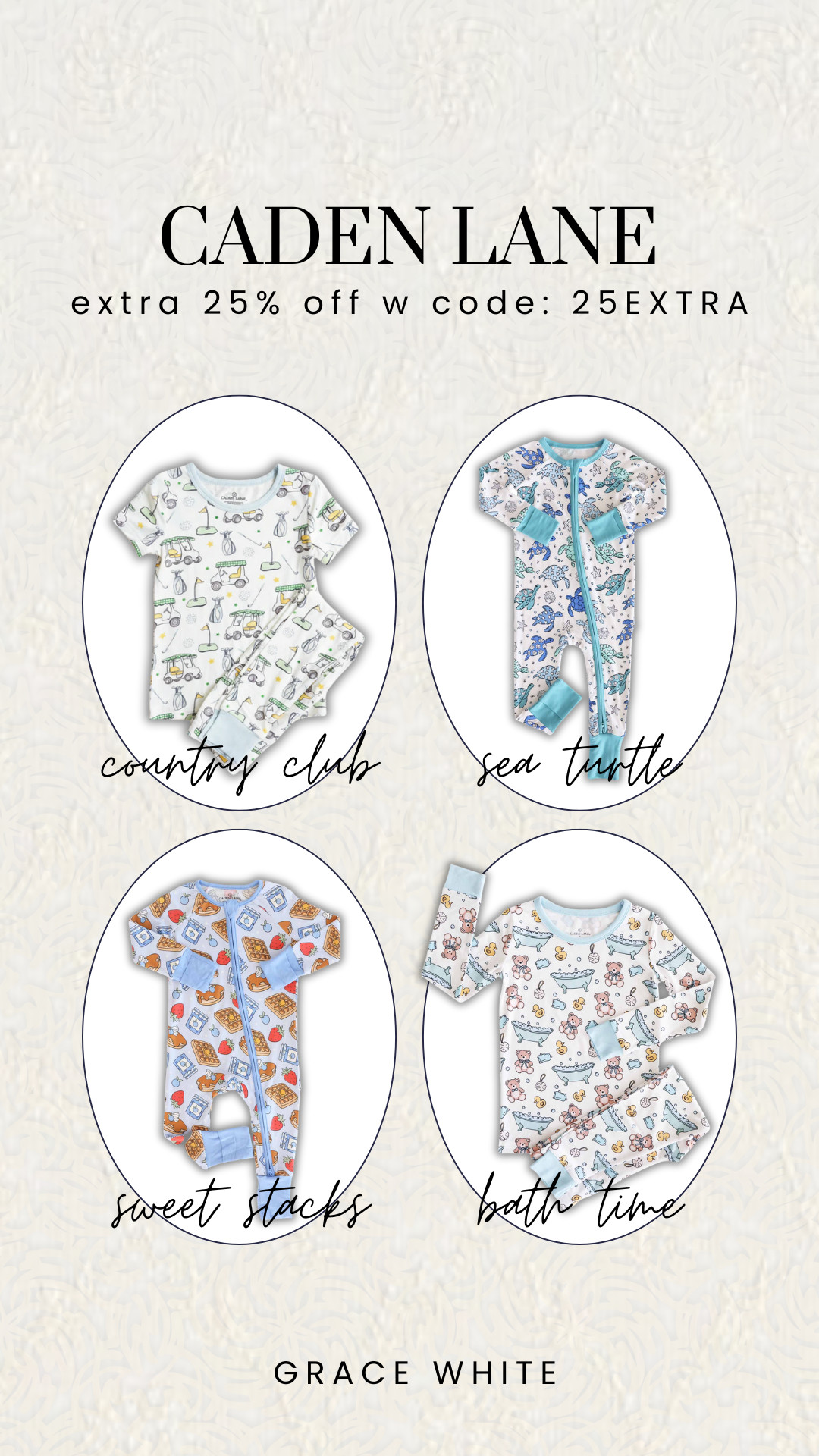 Caden Lane sale!!

25% off w code: 25EXTRA

caden lane, caden lane sale, clearance, sale, kids, kids pjs, boy mom, Grace White 

 #LTKmomlife #LTKBaby #LTKKids