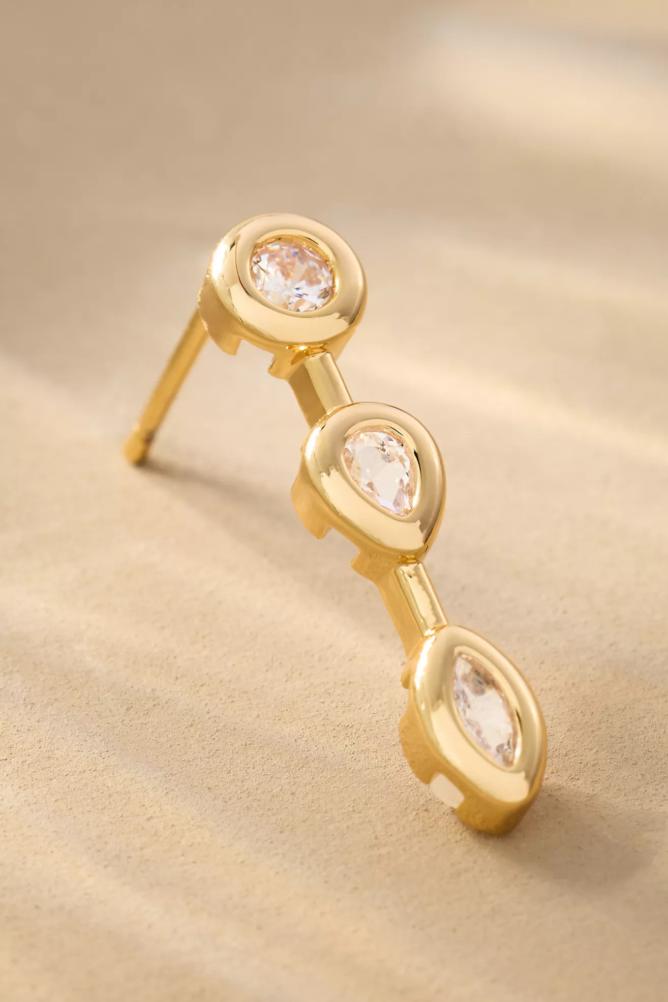 Delicate Crystal Drip Earrings | Anthropologie (US)