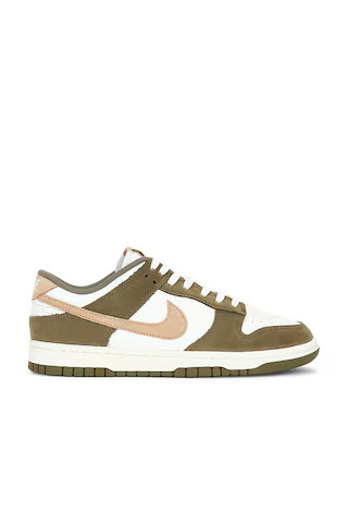 Nike Dunk Low Retro Prm in Medium Olive, Hemp Summit, & White Sail from Revolve.com | Revolve Clothing (Global)