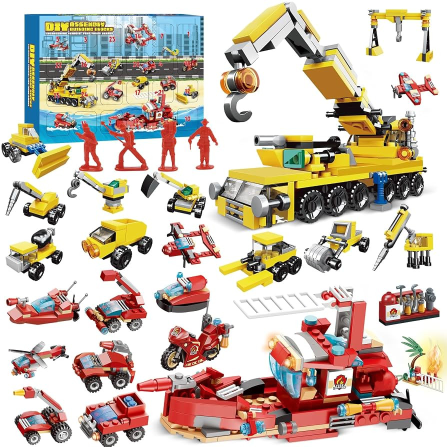 24 Pack Party Favors for Kids Building Set, Mini Cars Building Blocks Toy for Goodie Bag Stuffers... | Amazon (US)