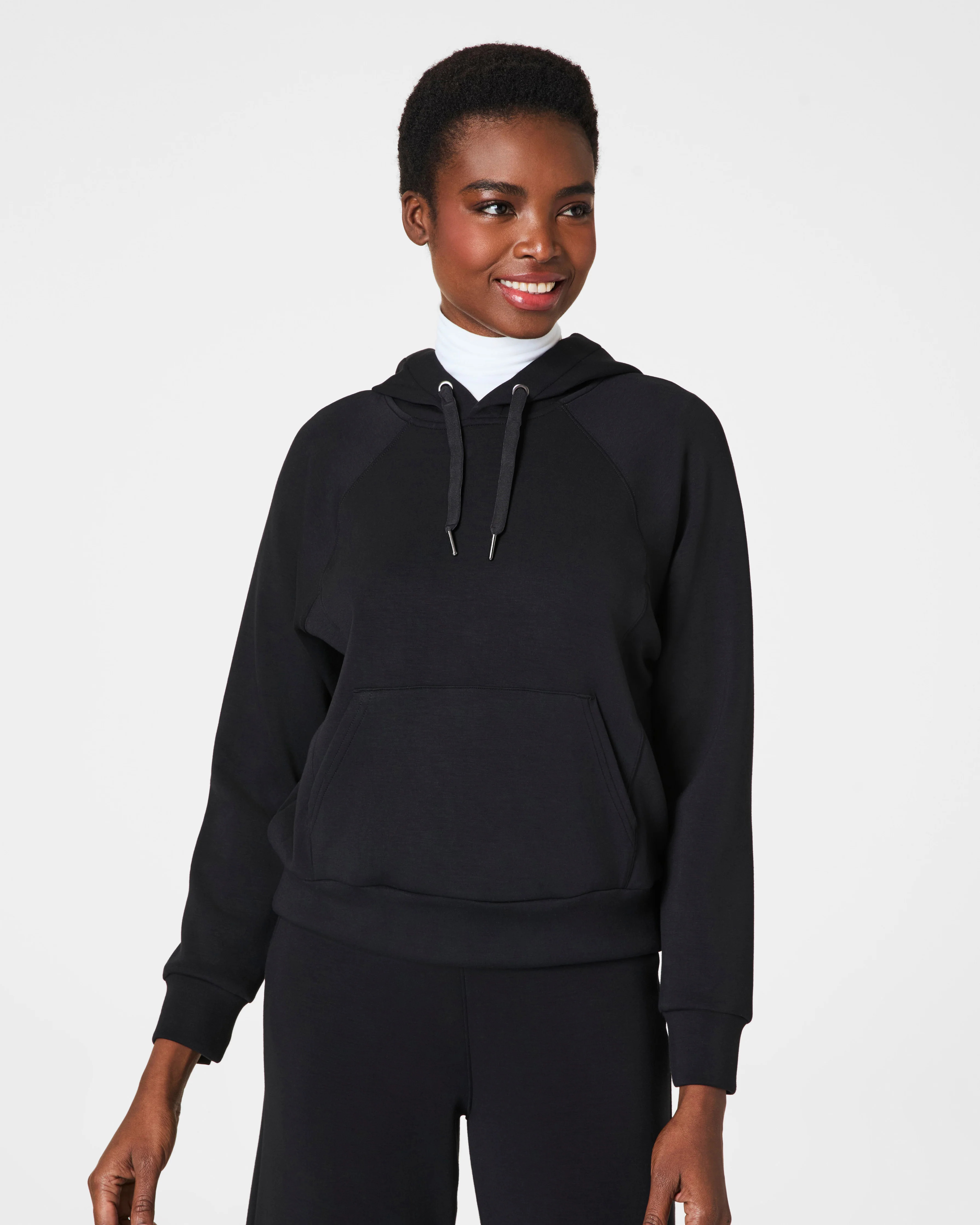 Spanx Women's SPANX AirEssentials Hoodie in Black | Spanx
