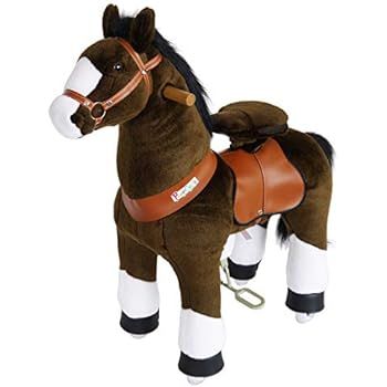 PonyCycle Riding Brown with White Hoof Small Riding Horse | Amazon (US)