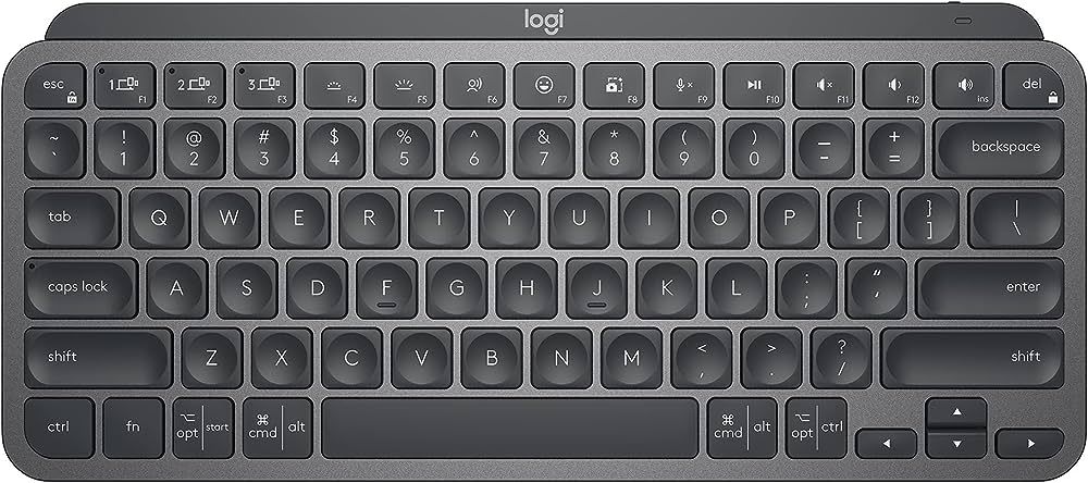 Logitech MX Keys Mini Minimalist Wireless Illuminated Keyboard, Compact, Bluetooth, USB-C, for Ap... | Amazon (US)
