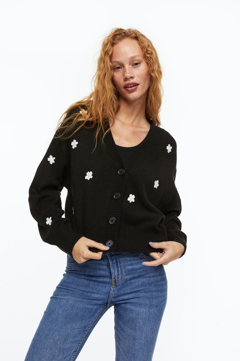 V-neck cardigan | H&M (UK, MY, IN, SG, PH, TW, HK)