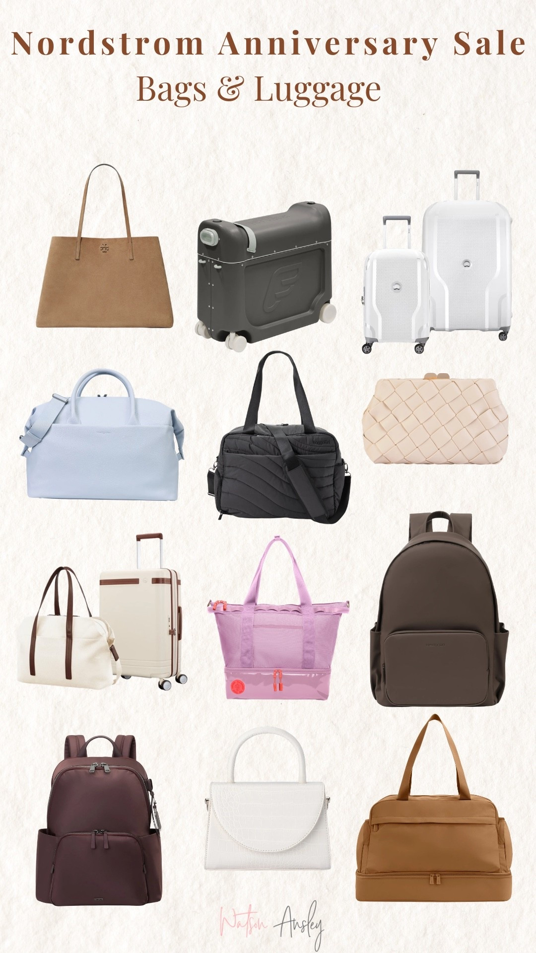 Shop NSALE bags and luggage! Opens to the public July 18th!

Bags | luggage | suitcase | purse | backpack | tote | travel | planes | road trips | kids | mom life | Nordstrom anniversary sale

#LTKSaleAlert #LTKTravel #LTKKids