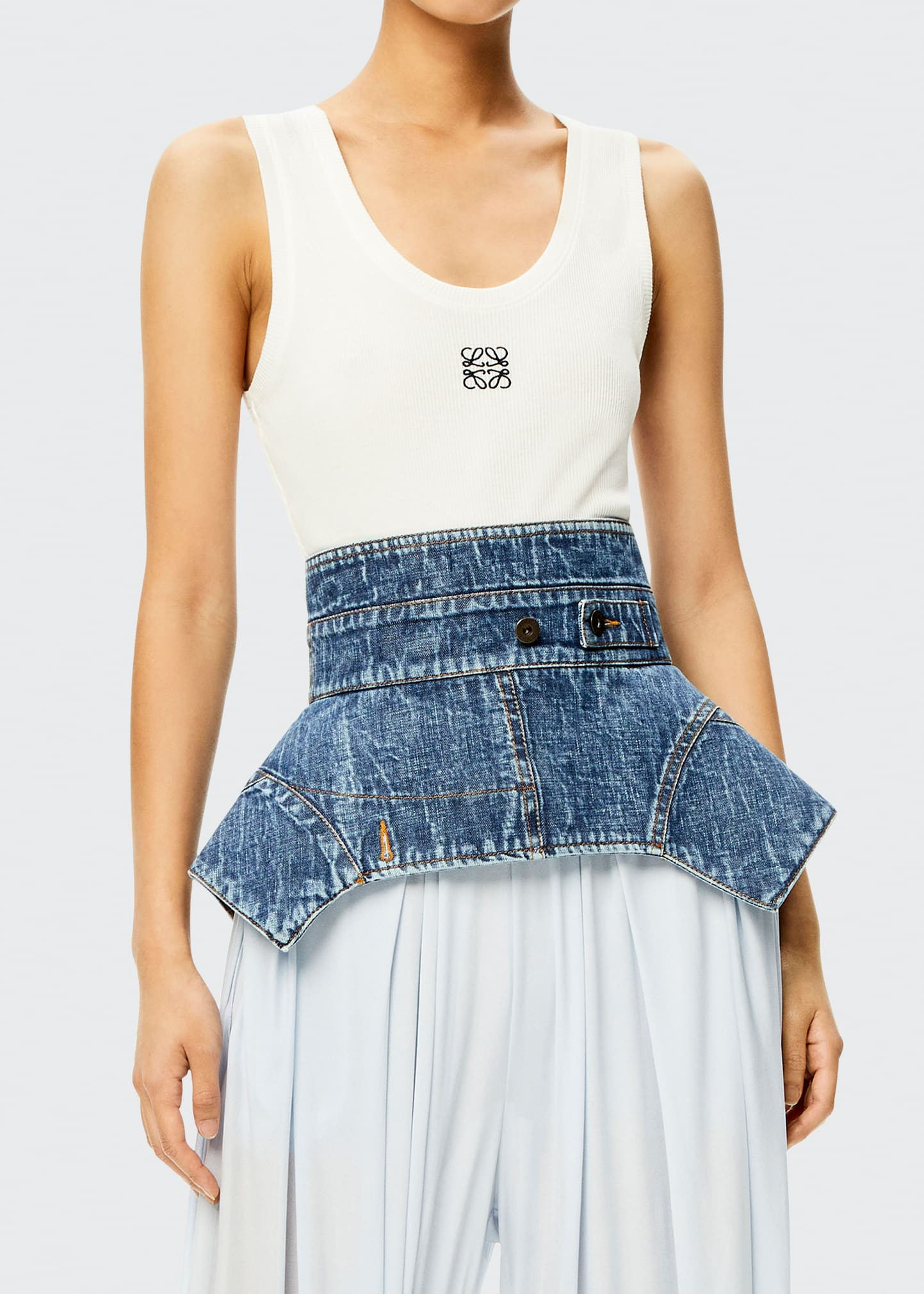 Obi Denim Corset Belt | Bergdorf Goodman