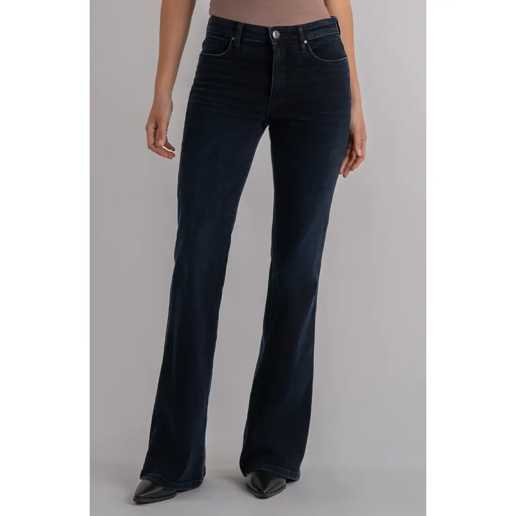 KUT from the Kloth Ana Fab Ab High Waist Flare Jeans in Ambitious at Nordstrom, Size 4 | Nordstrom