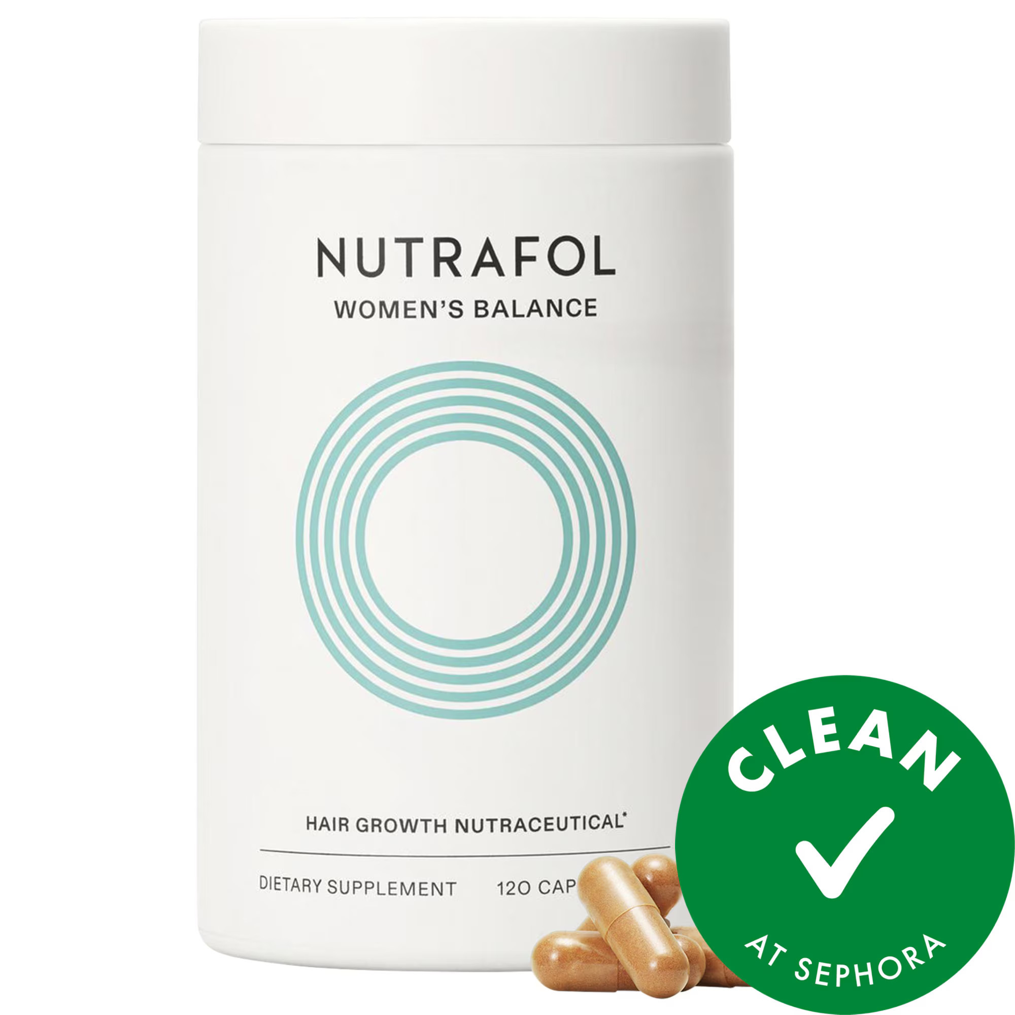 Nutrafol WOMEN'S BALANCE 45+ Clinically Proven Hair Growth Supplement for Thinning 1 Month Supply / 120 Capsules | Sephora (US)