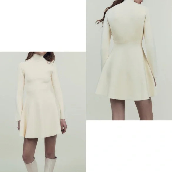 NEW ZARA* “Skater Knit Dress” | Poshmark